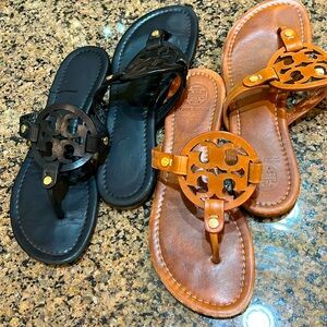 Tory Burch Miller sandals.